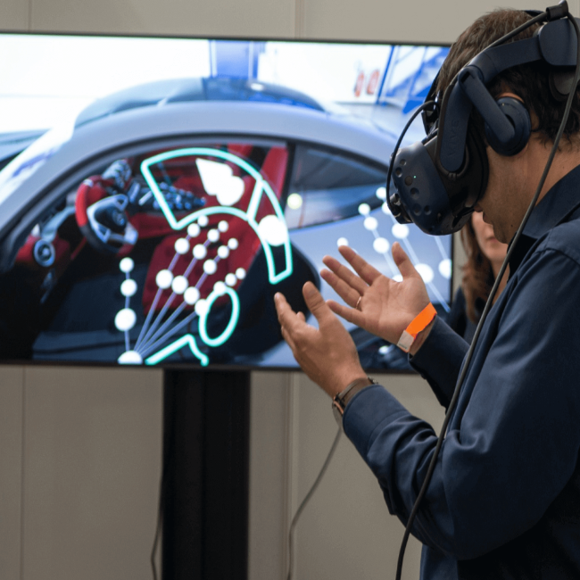 Key benefits of AR, VR, and MR solutions: enhanced engagement, immersive learning, and innovative marketing.